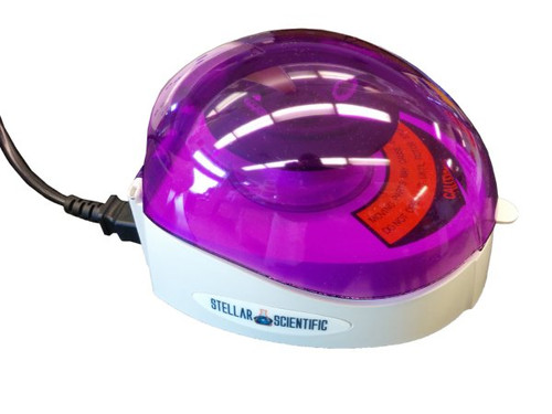 Mini Centrifuge with Two Rotors - Purple Lid